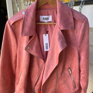 New BB Dakota Steve Madden Faux Suede Jacket XL
